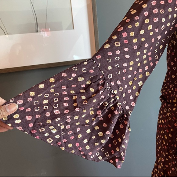 Ulla Johnson Boho Long Sleeve Maxi Dress - Picture 4 of 10